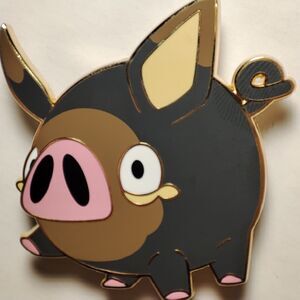 Pokemon TCG Lechonk Enamel Pin Official Nintendo Lapel Badge Brooch Figure